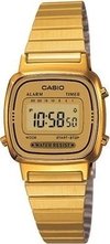 Relógio Casio Dourado Vintage Digital La670wga9dfu - comprar online