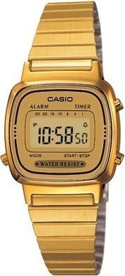 Relógio Casio Dourado Vintage Digital La670wga9dfu - comprar online