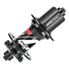 Maza Trasera ARC MT009 - 6 Tornillos - 32 Agujeros - Rulemanes - Aluminio - 272 gramos - 10x135mm - comprar online