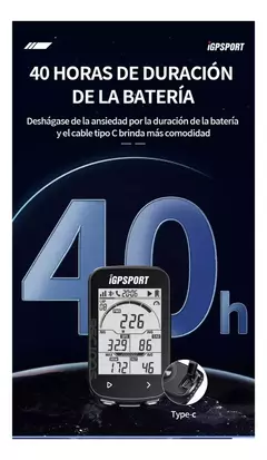 Ciclocomputadora Para Bicicleta Igpsport Bsc100s Con Gps - tienda online