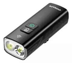 Luz Delantera Bicicleta Cyclami Br2000 Lumens Muy Potente Color Negro