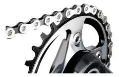 Cadena Bicicleta 10 Velocidades Kmc X10 Silver Black - Bulk