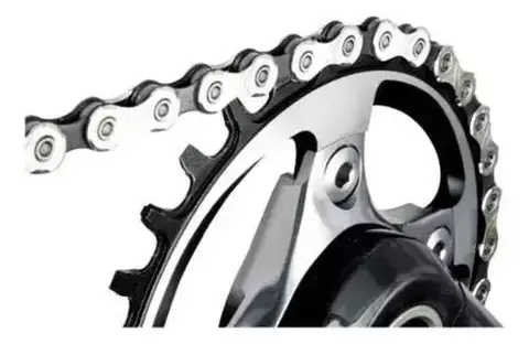 Cadena Bicicleta 10 Velocidades Kmc X10 Silver Black - Bulk