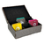 Caja De Te Madera 6 Divisiones Porta Saquito - Linea Grabada en internet