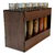 Especiero Madera Con 10 Tubos 15cm Pet Y Tapa Plateada - comprar online