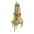 Porta Cohete Espacial + 33 Tubos Golosineros Candy Bar