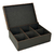 Caja De Te Madera 6 Divisiones Porta Saquito - Linea Grabada