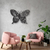 Cuadro Artesanal Mariposa Calado Mdf - 60x42cm