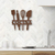 Cuadro Artesanal Cocina Utensilios Calado En Mdf - 30x30cm - Envases Devoto