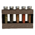 Especiero Madera Con 10 Tubos 15cm Pet Y Tapa Plateada - tienda online