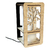 Velador Lampara De Mesa Madera Dormitorio - Modelo Arbol