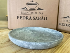 6 PRATOS FUNDO DE PEDRA SABÃO - 27 CM