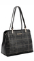 Bolsa satchel chenson - perfurado e rebites - 3481869-020 (preto) - loja online