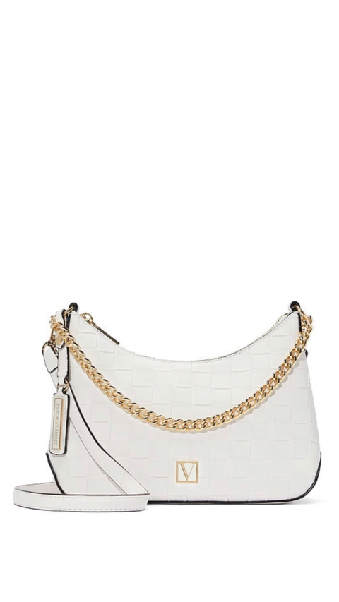 The victoria mini curve white woven