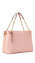 The victoria shoulder tote in signature (rose) - comprar online