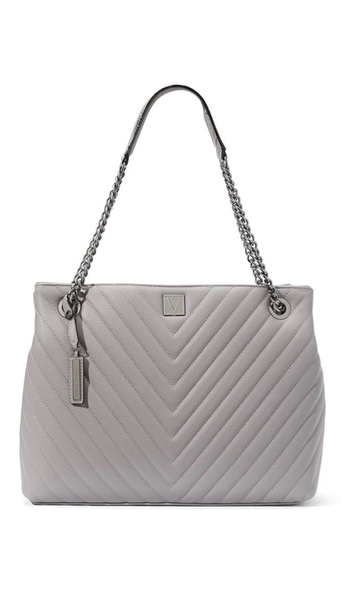 The victoria shoulder tote Light Pepper