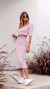 Conjunto tricot pied de poule