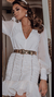 Vestido curto saia plissada - buy online