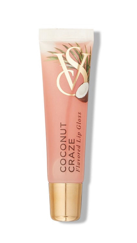 Flavored lip gloss coconut craze