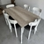 Comedor Mesa Artica + 6 sillas Genova Pergamino en internet