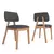 Comedor Mesa Hedda + 6 sillas Rosse Pergamino - comprar online