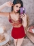 CONJUNTO HANNA BORDO C/ DOURADO - Paola lingerie