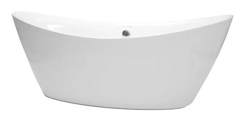 Banera Exenta Oval 172x76x78 Acrílico Macizo