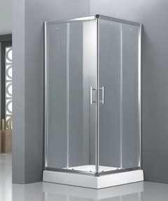 Box Ducha Cabina 90x90 Recto Transparente 8mm C/ Receptaculo - tienda online