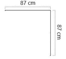 Box Ducha Cabina 90x90 Recto Esmerilado 8mm Sin Receptaculo