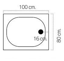 Box Ducha Cabina 100x70 Transparente 8mm Rectangular Con Recept. - comprar online