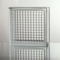 Ladrillo De Vidrio Cuadrille Parallel 19x19x8 Cm Premium en internet