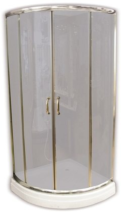 Box Ducha Cabina Esquinero 80x80 Curvo Con Receptaculo en internet