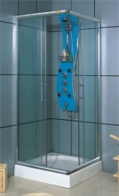 Box Ducha Cabina 70x70 Recto 8mm Transparente Sin Receptaculo - comprar online