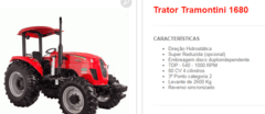 TRATOR TRAMONTINI 1680 80CV 4X4 - comprar online