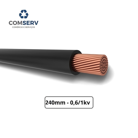 Cabo de Cobre Flex - 240mm 0,6/1kv G.C Prysmian - comprar online