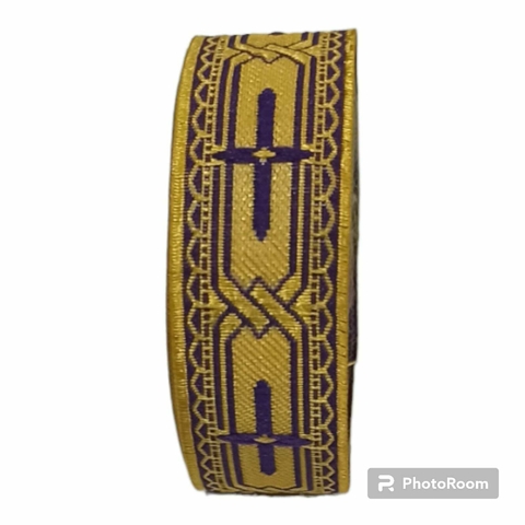 GALON LITURGICO PRECIO X 1 METRO. ANCHO 2 CM