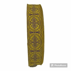 GALON LITURGICO PRECIO X 1 METRO. ANCHO 2,5 CM