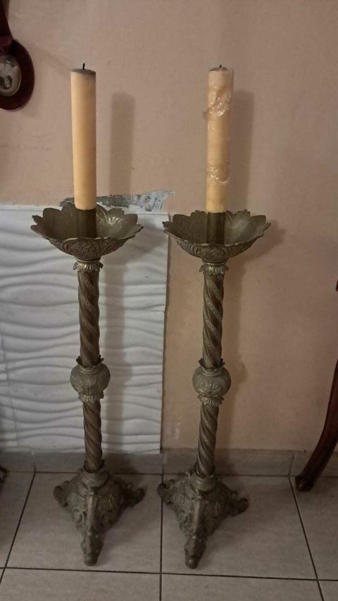 candelabro iglesia par x 80 cm