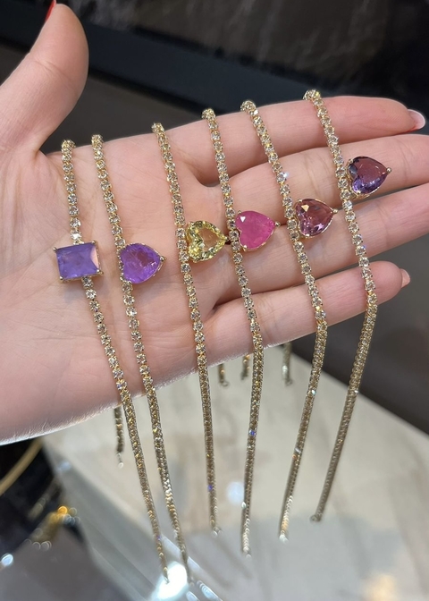 Choker/ Colar riviera