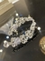 Brinco Ear Cuff Gabrielle Cristal em banho de ródio branco