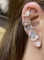 Pendiente Ear Cuff Gabrielle ópalo rosa en internet