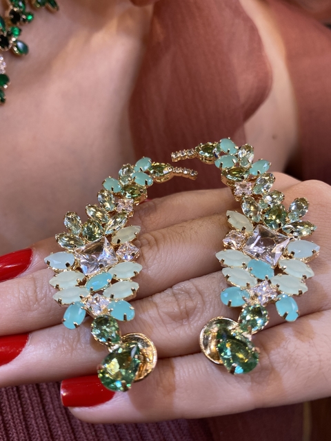 Brinco Ear Cuff Katherine Peridoto