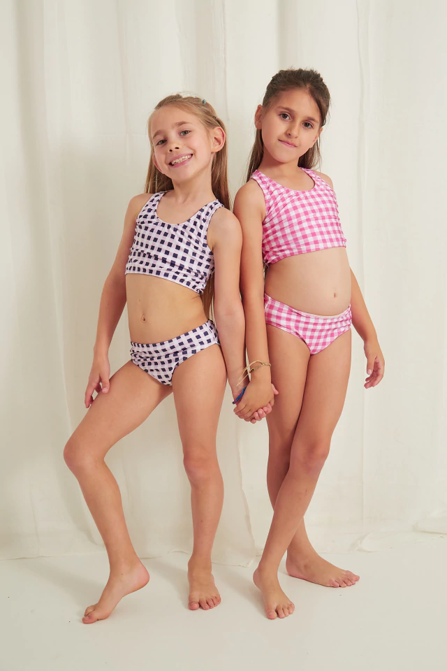 Bikini caribe damero rosa — imagen 3