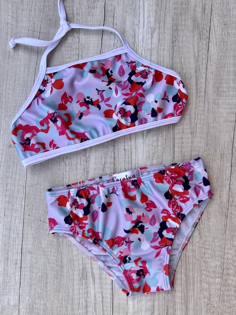 BIKINI MALLORCA FLOREADA LILA