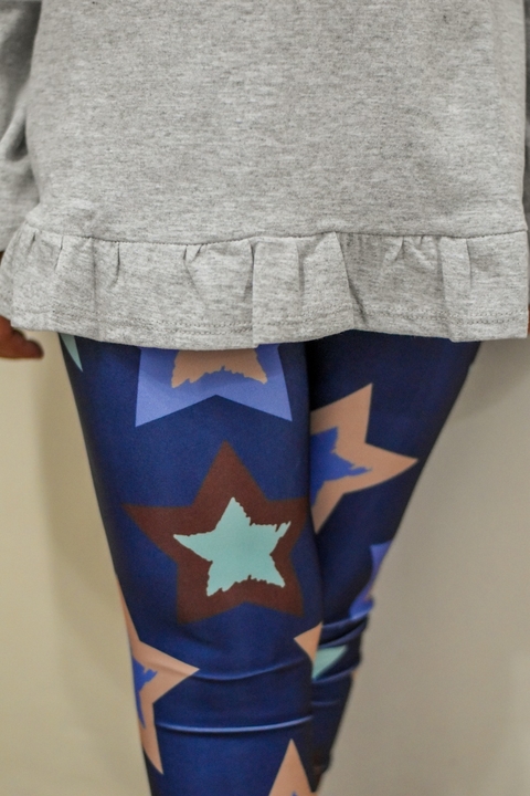 CALZA ESTRELLA COMBINADA AVELLANA TALLE 6