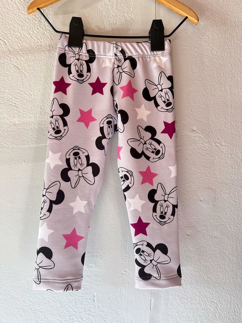 CALZA FRISA MINNIE STAR GRIS TALLE 14