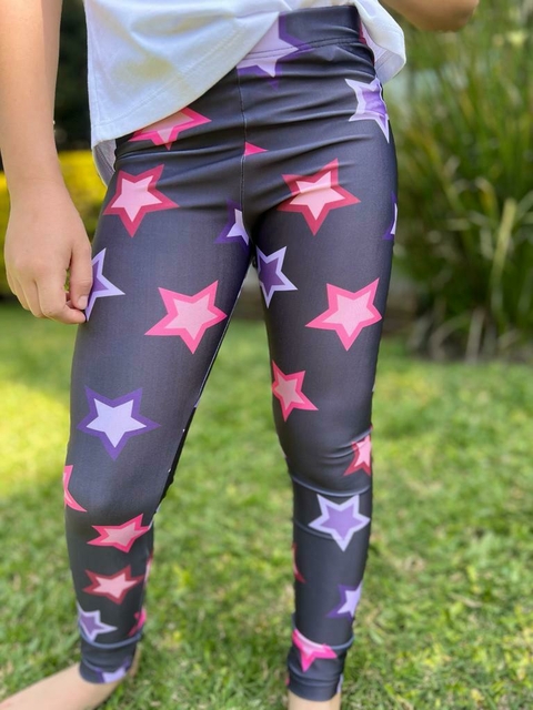 CALZA ESTRELLA COMBINADA BLACK TALLE 4