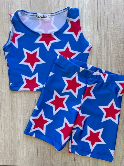 CONJUNTO TOP Y BIKER NEW YORK