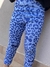 CALZA PRINT BLUE CEREZA TALLE 6