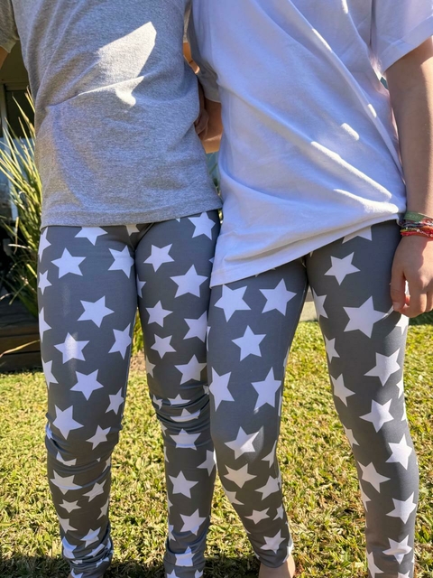 CALZA MEGA STAR GRIS FRISA TALLE 10